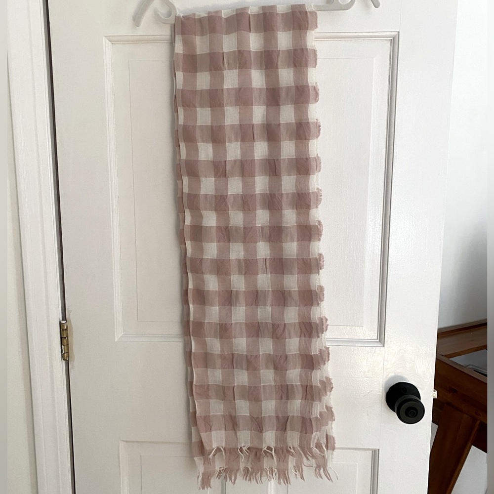 Jcrew checked scarf